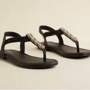 TORRID Elastic Band With Embellishment Sandal (WW)